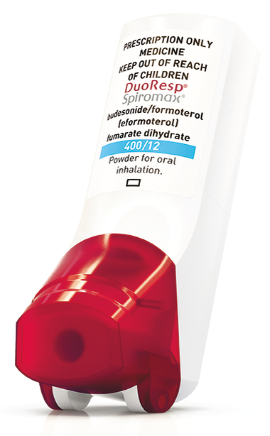 DuoResp Spiromax 400 mcg/12 mcg per actuation Dry powder inhaler