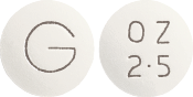 Zypine 2.5 mg Tablets