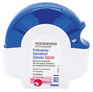 Fluticasone Salmeterol Ciphaler 500 mcg/50 mcg Powder for inhalation