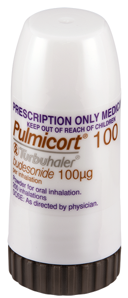 Pulmicort 100 mcg/actuation Turbuhaler