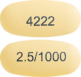 Kombiglyze XR 2.5 mg/1000 mg Tablets
