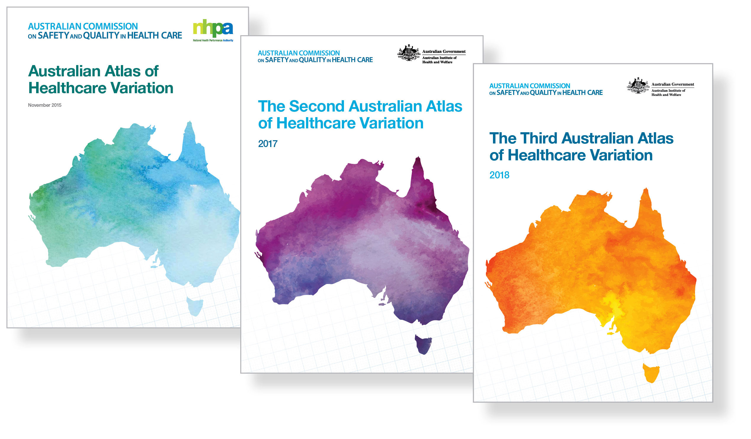 Covers of the Atlas reports