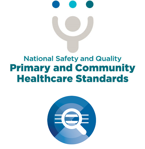 PHC logo and Clinical Governance Standard icon