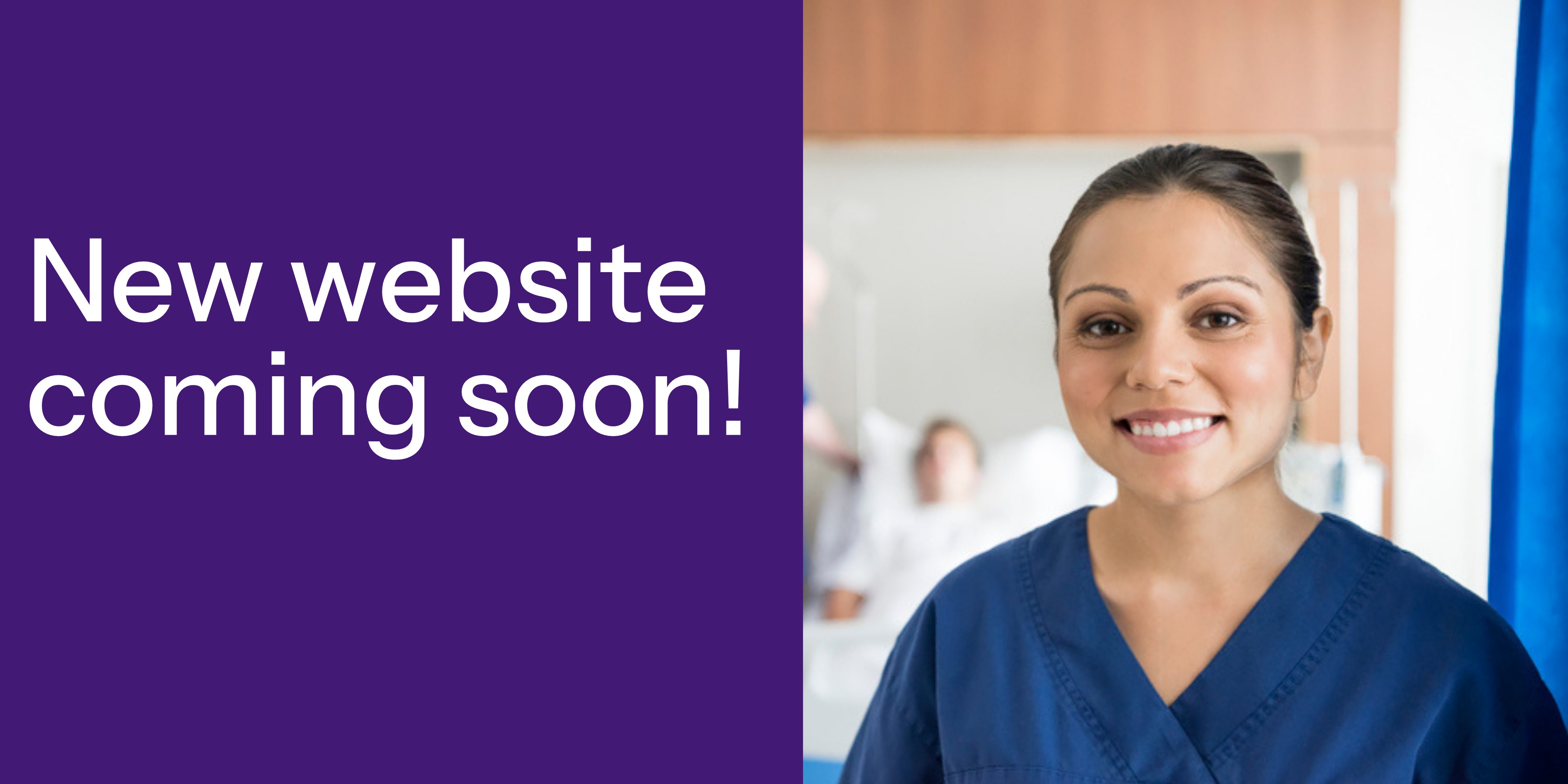 Homepage tile - New website coming soon