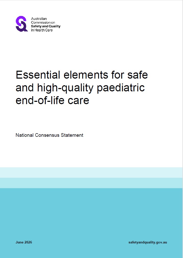 Thumbnail for essential elements for safe and high quality paediatric end of life care