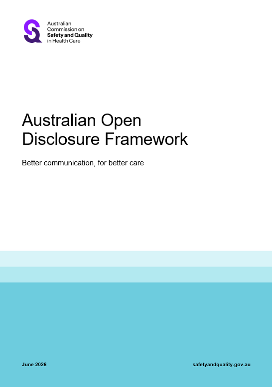 Thumbnail image for the Australian Open Disclosure Framework