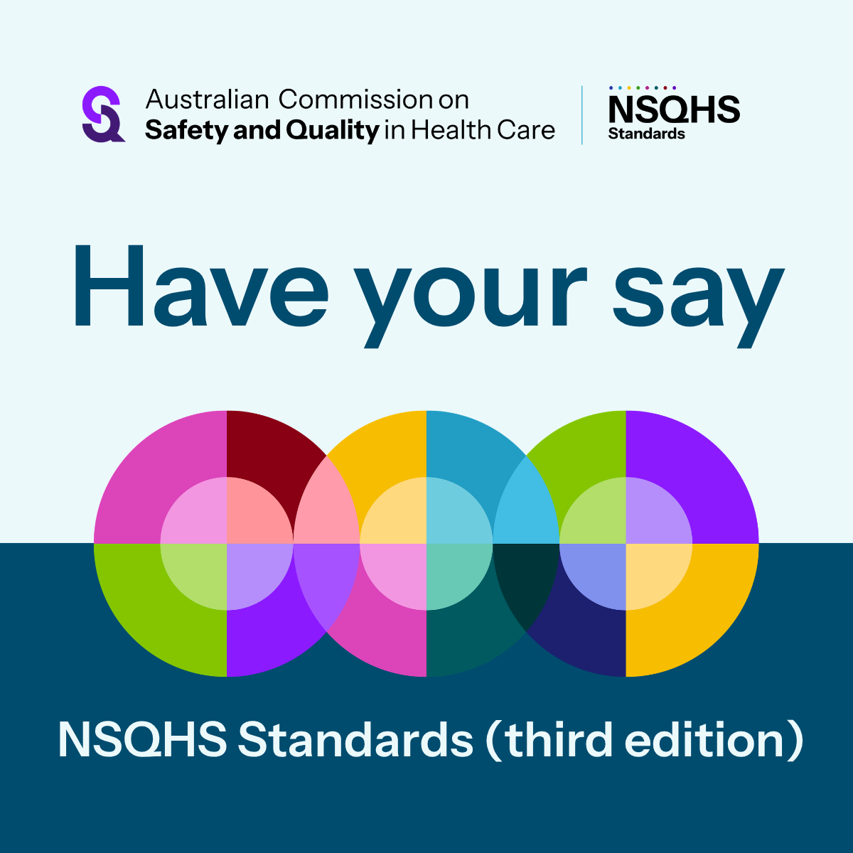 Thumbnail image for the landscape social media tile for NSQHS (third edition) consultation 2026
