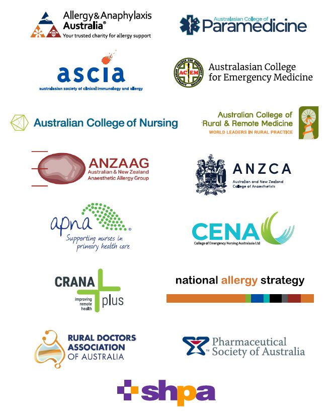 Endorsing organisations logo - Acute Anaphylaxis Clinical Care Standard
