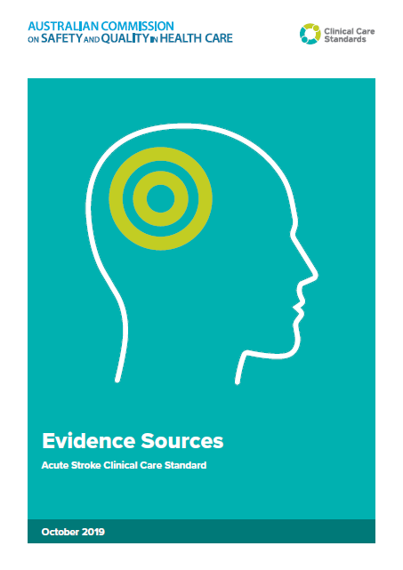 Thumbnail image of the Acute Stroke Evidence Sources document