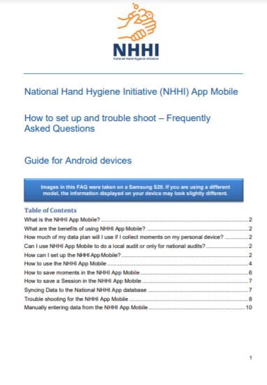 NHHI App Mobile Device - Android