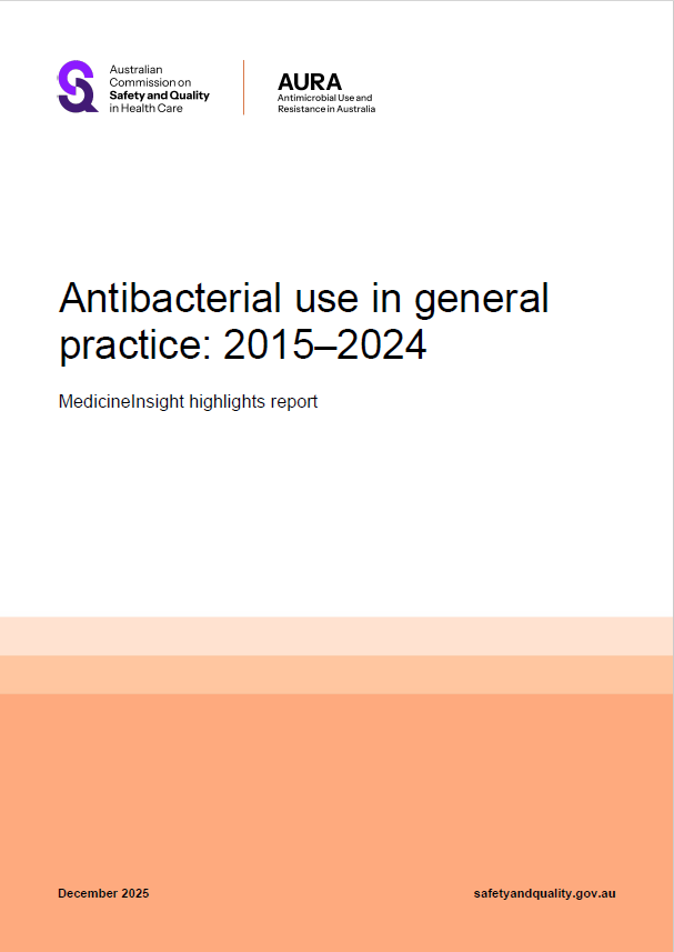 Antibacterial use in general practice: 2015-2024