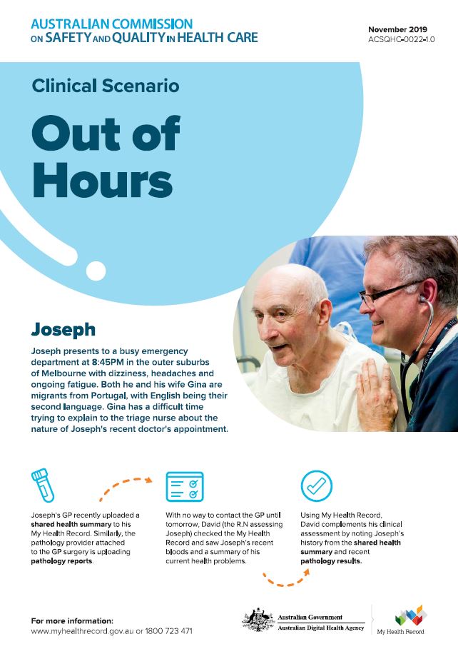 Emergency Department Clinicians’ Guide to My Health Record - Clinical Scenarios thumbnail