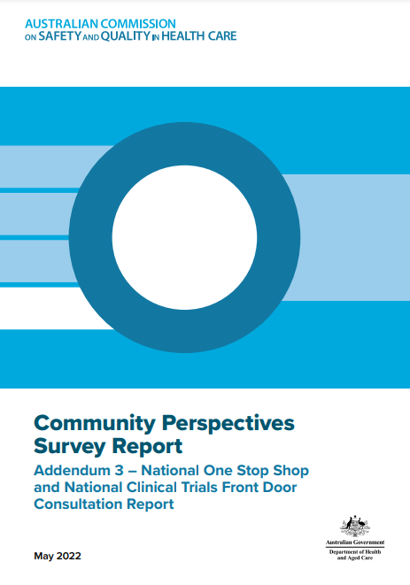 Addendum 3 – Community Perspectives Survey Report