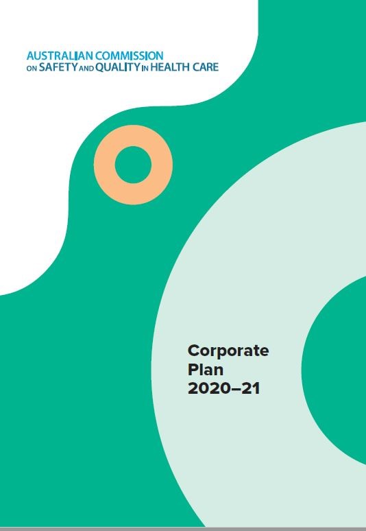 Corporate Plan 2020-21 front cover