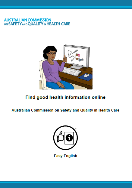 PWC_Finding_good_health_information_Easy_English_booklet_cover