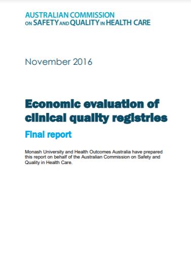 Economic evaluation of clinical quality registries