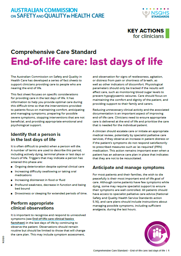end of life- last days of life fact sheet pdf 2020 pwc thumbnail