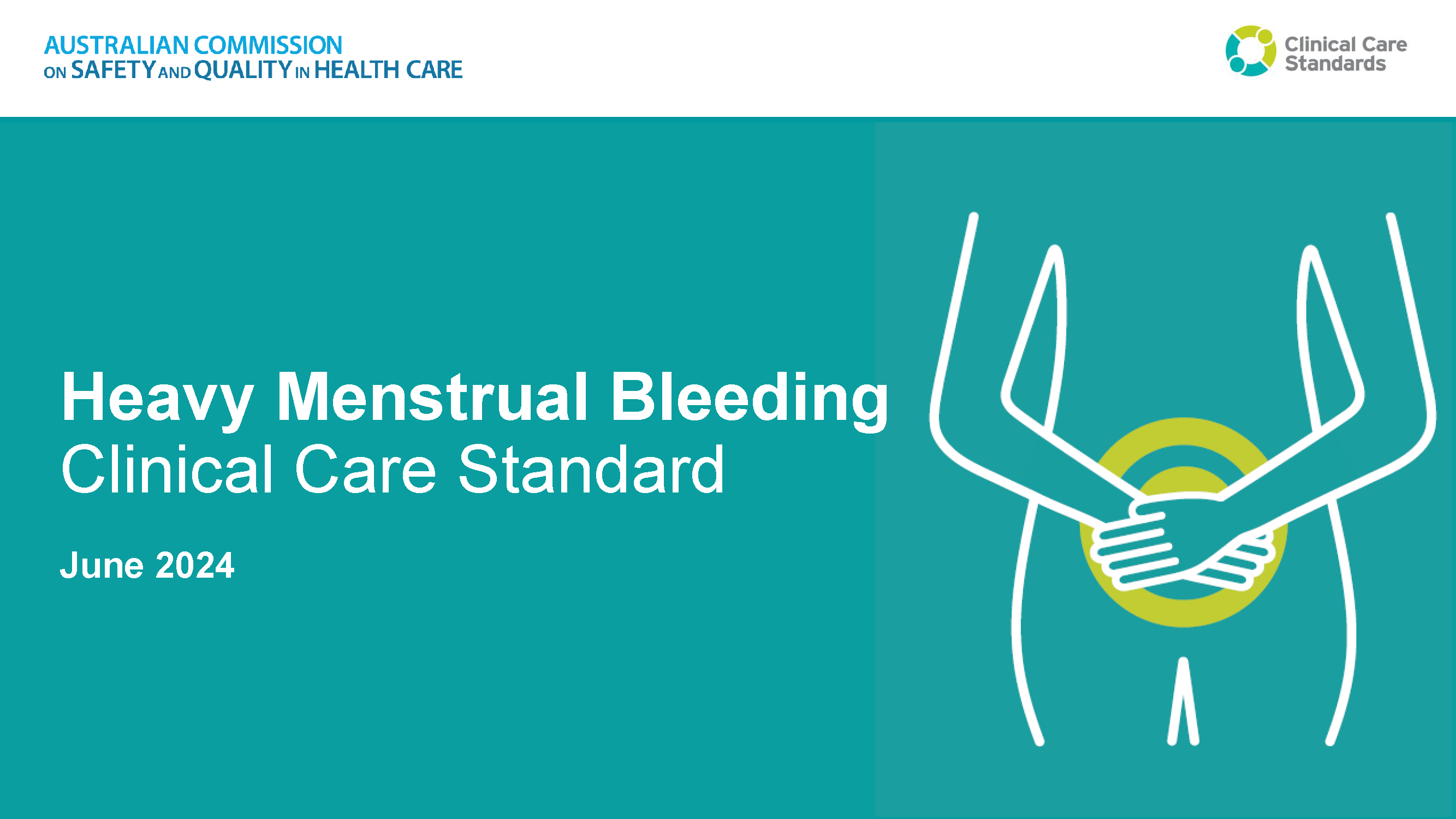 Slide pack - HMB Clinical Care Standard