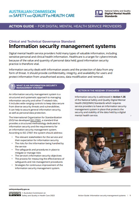 Information security management systems