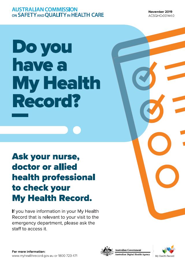My Health Record - Poster set