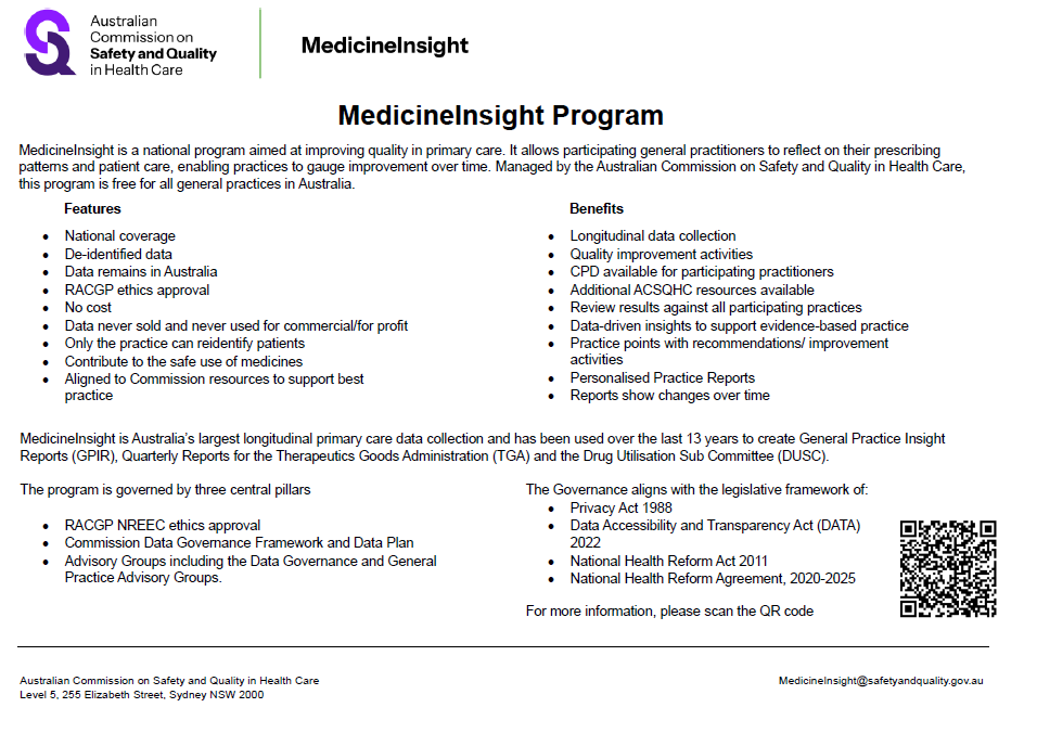 Image of MedicineInsight Features and Benefits 2025
