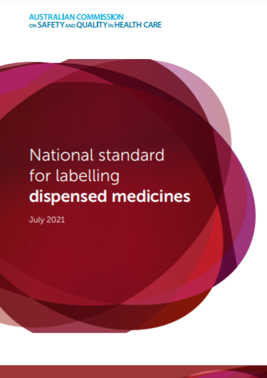 National Standard for Labelling Dispensed Medicines