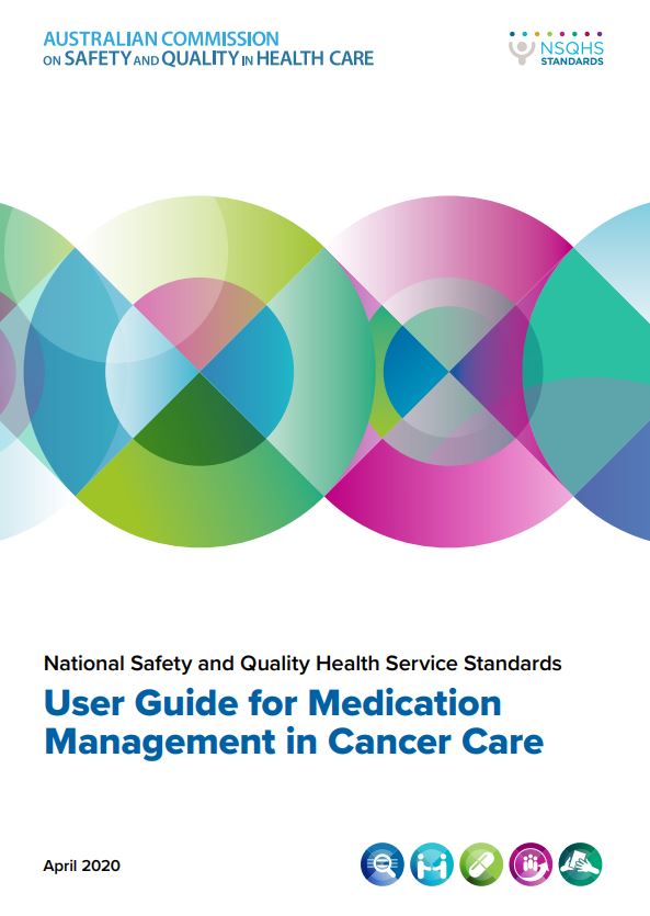 NSQHS Standards User Guide for Medication Management in Cancer Care - cover