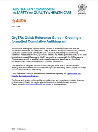 OrgTRx Quick Reference Guide