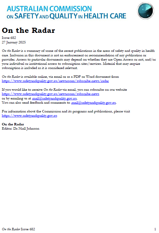 Image of On the Radar Issue 682