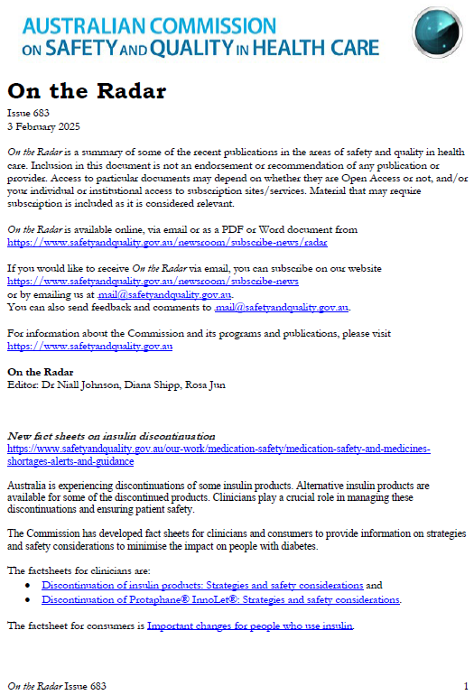 Image of On the Radar Issue 683