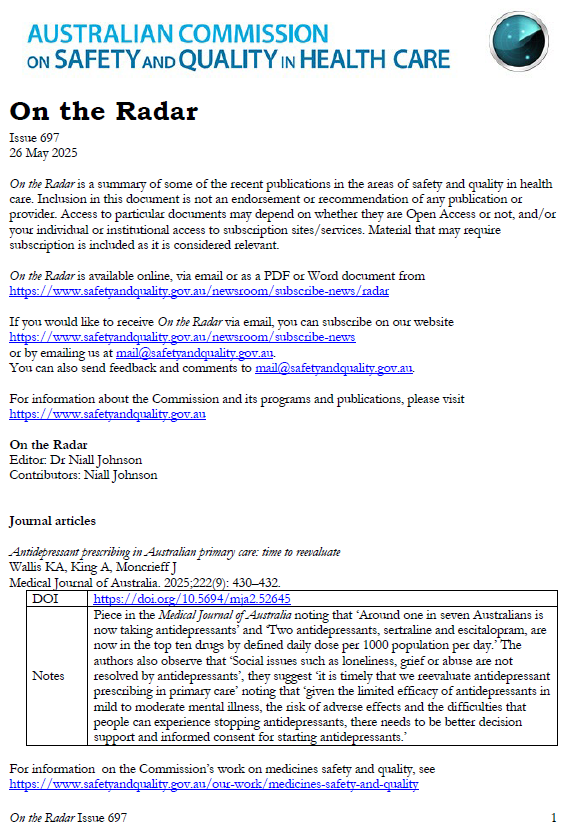 Image of On the Radar Issue 697