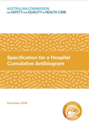 Specification for a Hospital Cumulative Antibiogram 2019