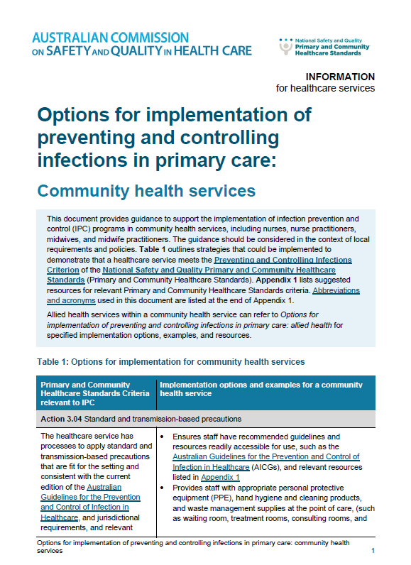 thumbnail_-_options_for_implementation_preventing_and_controlling_infection_primary_care_community_health_services