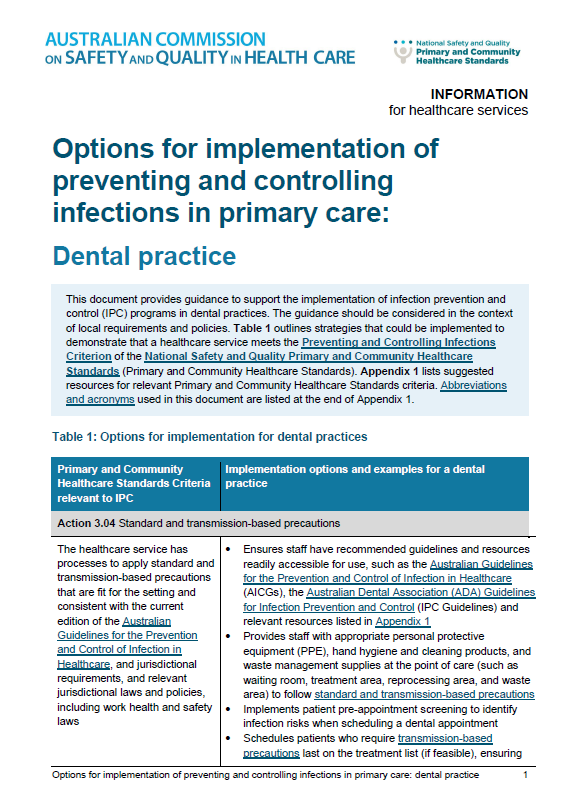thumbnail_-_options_for_implementation_preventing_and_controlling_infection_primary_care_dental_practice