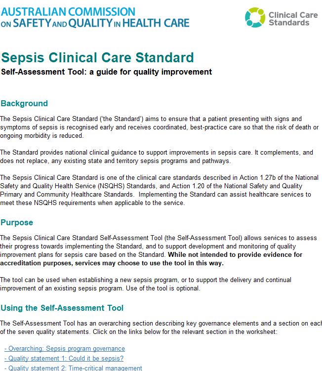 Image of self-assessment tool