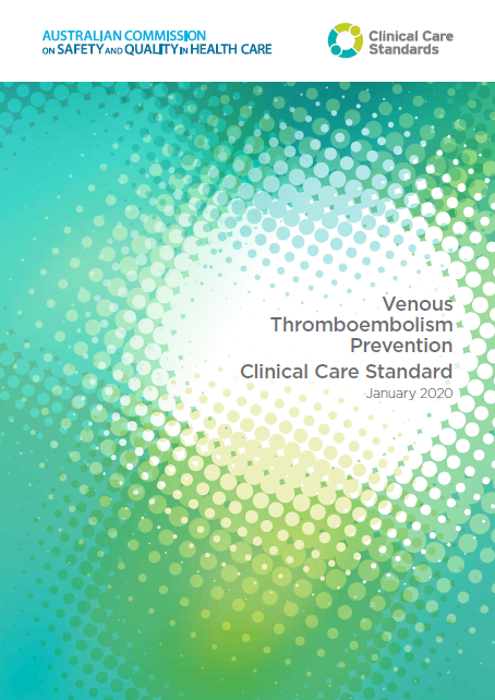 Image of the cover of the Venous Thromboembolism Prevention Clinical Care Standard