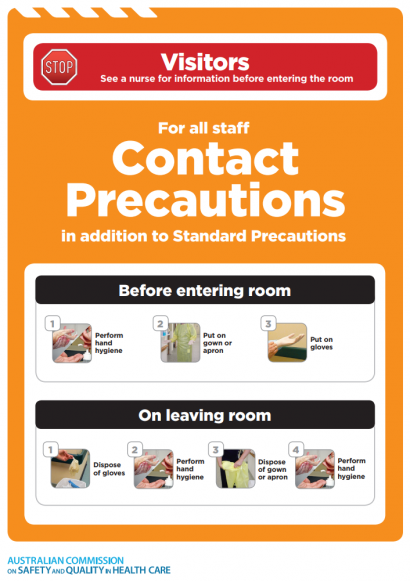 Approach 3 - Contact precautions photo