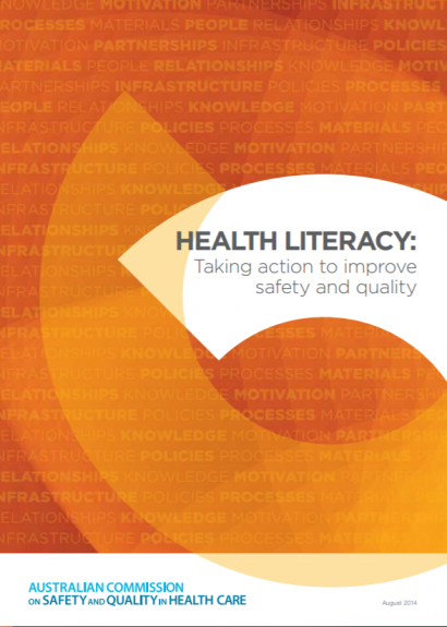 taking action health literacy front cover PWC