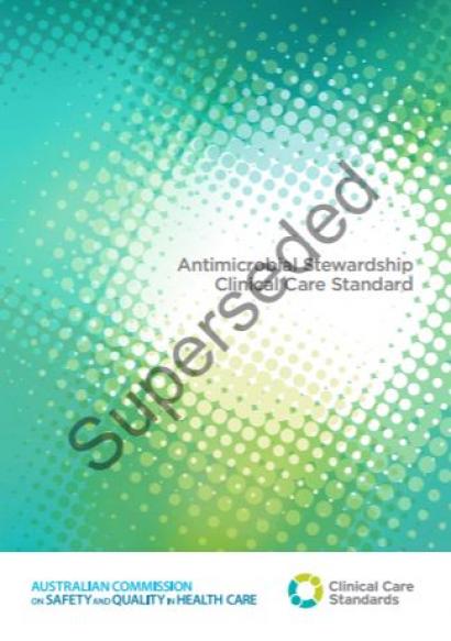Antimicrobial Stewardship Clinical Care Standard Cover