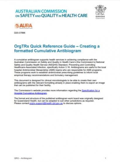 OrgTRx Quick Reference Guide