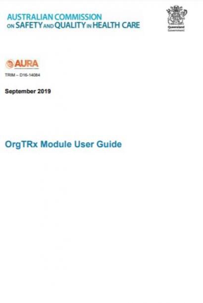OrgTRx Module User Guide