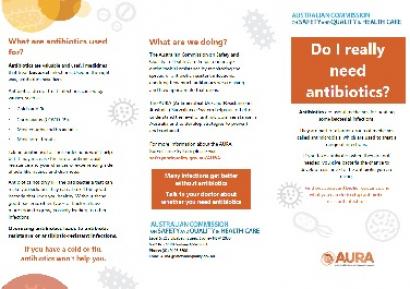 AURA 2021 - Consumer trifold: Do I really need antibiotics?