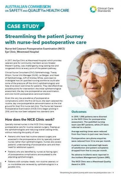 nursing case study cataract