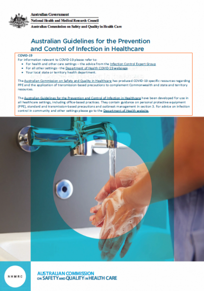 Australian Guidelines for the Prevention and Control of Infection in Healthcare 21 July 2021