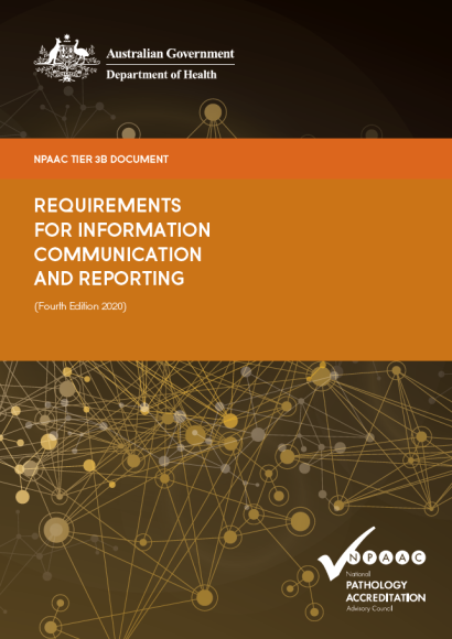 An image of the front cover of Tier 3B Requirements for Information Communication and Reporting (Fourth Edition 2020)