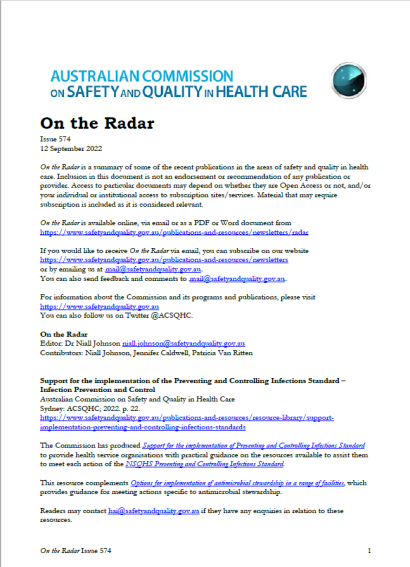 On the Radar Issue 574