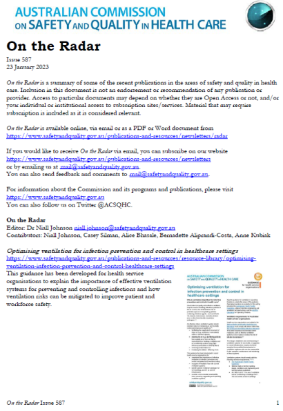 On the Radar Issue 587