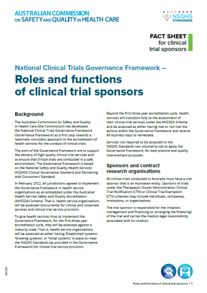 Fact Sheet Roles And Functions Of Clinical Trial Sponsors fact-sheet-roles-and-functions-of-clinical-trial-sponsors