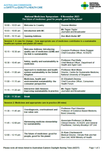 Discover The Complete Program For Nms 2023 Australian Commission On