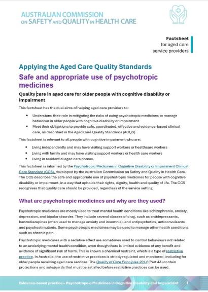 image of fact sheet cover page